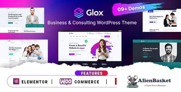 105213  Glox v1.0.5 - Business & Consulting WordPress Theme 