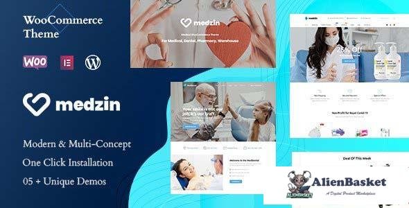 105380  Medzin v1.0.4 – Multipurpose Medical WooCommerce WordPress Theme 