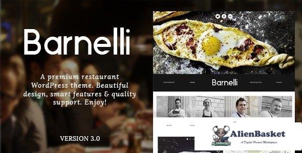 105400  Barnelli v3.0.8 - Restaurant Responsive WordPress Theme 