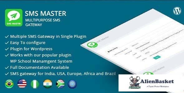 105487  SMSmaster v6.0 – Multipurpose SMS Gateway for Wordpress 