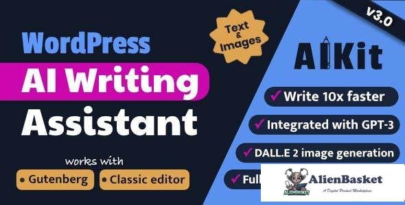 106033  AIKit v3.3.0 - WordPress AI Writing Assistant Using GPT-3 