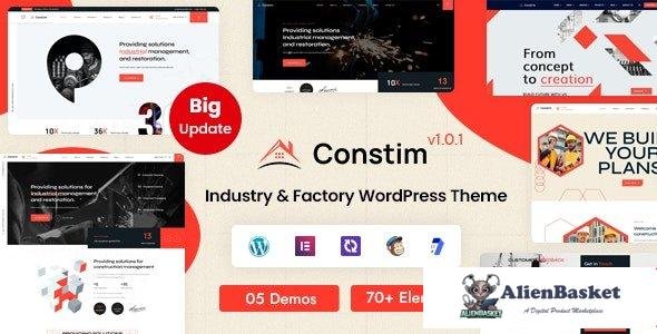 105524  Constim v1.0.1 - Industry & Factory WordPress Theme 