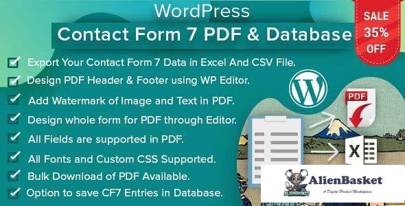 105585  WordPress Contact Form 7 PDF, Google Sheet & Database v2.5.2 