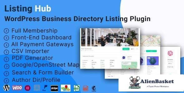 105604  ListingHub v1.0.1 - WordPress Business Directory Listing Plugin 