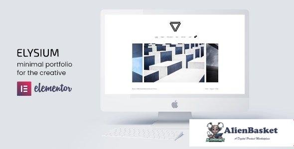 105810  Elysium v5.0.0 - Minimal WordPress Portfolio Theme 