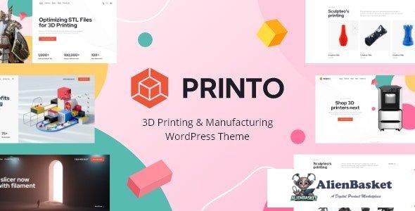 112860  Printo v1.5 - 3D Printing & Manufacturing WordPress Theme 