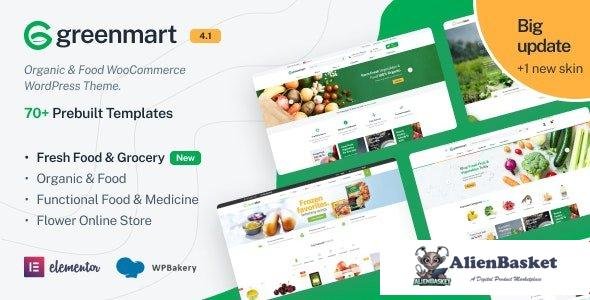 109426  GreenMart v4.1.6 - Organic & Food WooCommerce WordPress Theme 