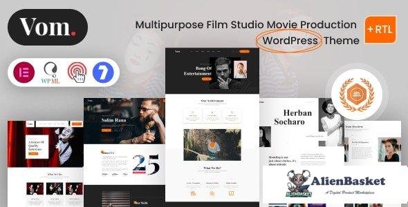 106139  Vome v1.1.1 - Multipurpose Film Studio Movie Production WordPress Theme 