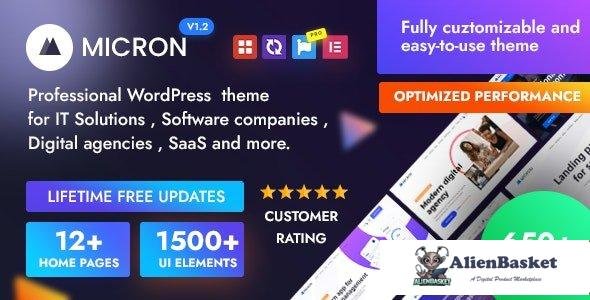 106219  Micron v1.2.1 - Technology IT Solutions & Software WordPress Theme 
