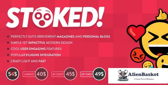 106290  Stoked! v2.5 - Irreverent Viral Magazine and Personal Blog WordPress Theme 