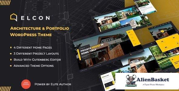 106297  Elcon v1.0.1 - Architecture & Portfolio WordPress Theme 