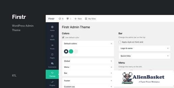 106303  Firstr v4.0 - WordPress Admin Theme 