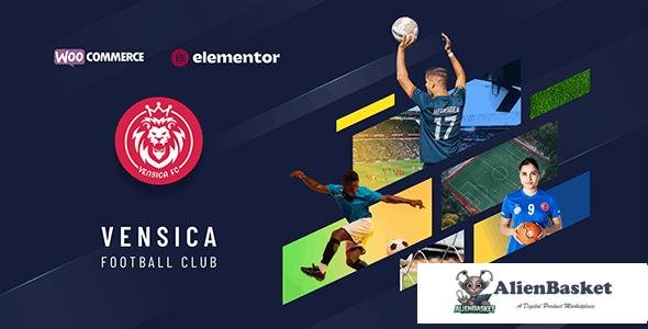 106321  Vensica v1.0 - Football Club Manager Elementor Theme 