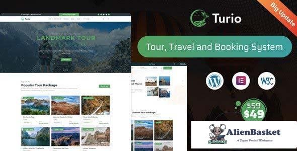 110787  Turio v1.4.0 - Tour and Travel WordPress Theme Tourism Agency 