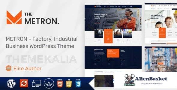 106328  Metron v2.4 - Industry and Construction WordPress Theme 