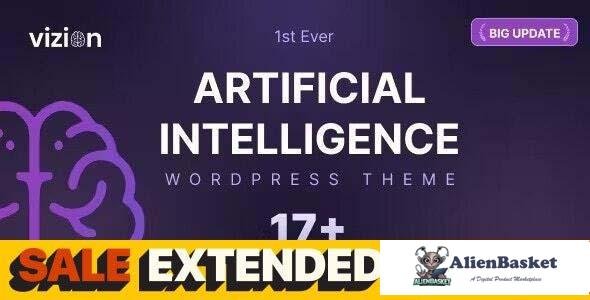106331  Vizion 4.1.4 - Artificial Intelligence AI WordPress Theme 