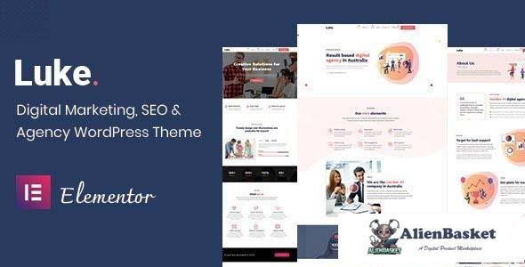 106364  Luke v2.0 - Digital Marketing and SEO WordPress Theme 