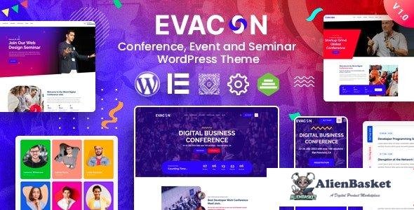 106369  Evacon v1.0.5 - Event & Conference WordPress Theme 