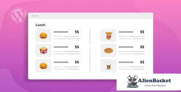 106390  Food Menu Pro v4.0.1 - Restaurant Menu & Online Ordering for WooCommerc 