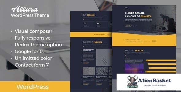 106430  Allura v1.0 - Portfolio WordPress Theme 