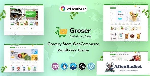 106530  Groser v1.0.0 - Grocery Store WooCommerce 