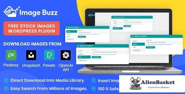 106635  Image Buzz v1.0.1 - Free Stock Images WordPress Plugi 