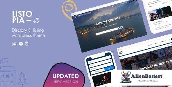 106805  Listopia v3.6.0 - Directory, Community WordPress Theme 