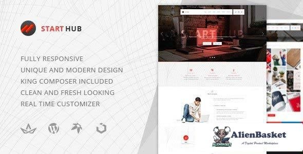 106836  StartHub v1.0.1 - Clean Multipurpose Business WordPress Theme 