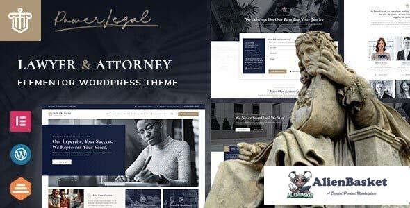 106841  Powerlegal v1.1.1 - Law, Lawyer & Attorney WordPress Theme 