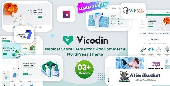 106844  Vicodin v1.1 - Medical Store WordPress Theme 