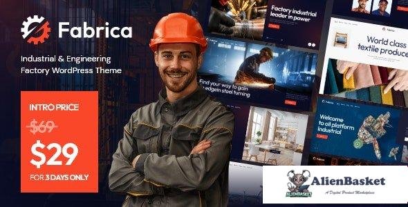 106855  Fabrica v1.0 - Industrial & Engineering Factory WordPress Theme 