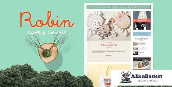 106879  Robin v7.0.6 - Cute & Colorful Blog Theme 