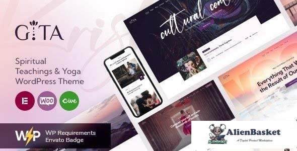 106991  Gita v1.0 - Spiritual Teachings & Yoga WordPress Theme 