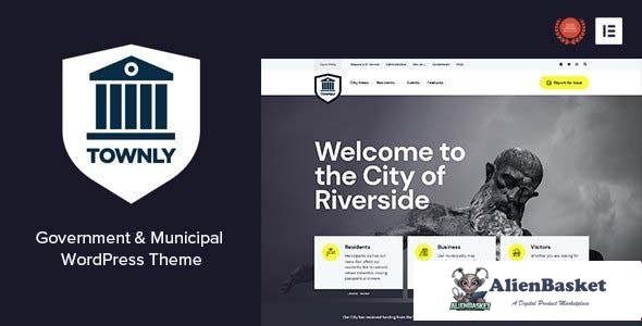 107001  Townly v1.1 - Government & Municipal WordPress Theme 