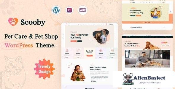 107026  Scooby v1.0 - Pet Care and Pet Shop WordPress Theme 