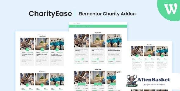 107107  CharityEase v1.0 - Elementor Charity Addon 