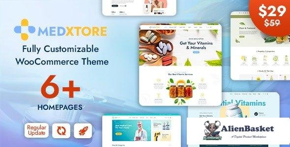 107119  MedXtore v1.6.0 – Pharmacy, Medical & Beauty Elementor WooCommerce Theme 