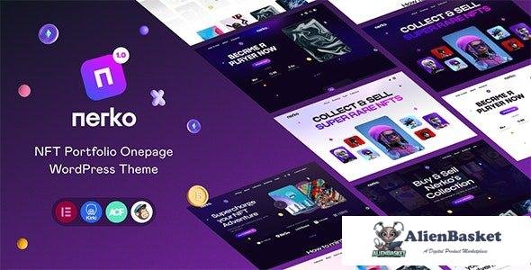 107158  Nerko v1.1 - NFT Portfolio WordPress Theme 