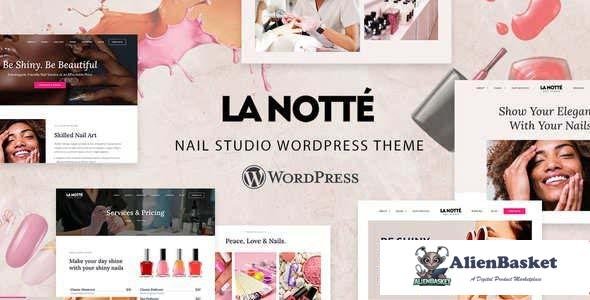 107190  LaNotte v1.0 - Nail Salon WordPress Theme 