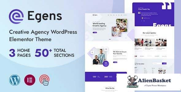 107207  Egens v1.0 - Creative Agency WordPress Theme 