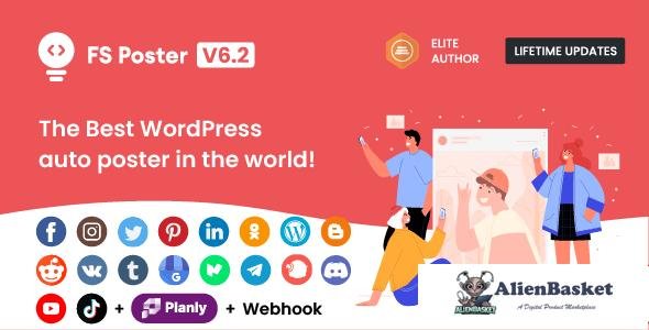 107268  FS Poster v6.6.0 - WordPress Auto Poster & Scheduler 