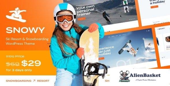 109172  Snowy v1.1.0 - Ski Resort & Snowboarding WordPress Theme 