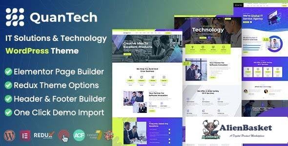 107305  Quantech v1.1.0 - IT Solutions & Technology WordPress Theme 