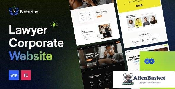 107308  Notarius v1.0.0 - Legal Advisor & Law Services WordPress Theme 