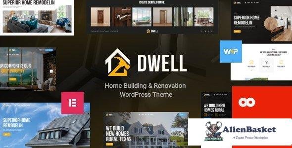 107313  Dwell v1.0.0 - Home Building & Renovation WordPress Theme 