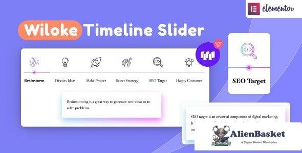 107371  Wiloke Timeline Slider for Elementor v1.0 