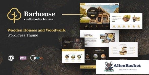 107399  Barhouse v1.1.6 - Wooden House Construction and Woodworks WordPress Theme 