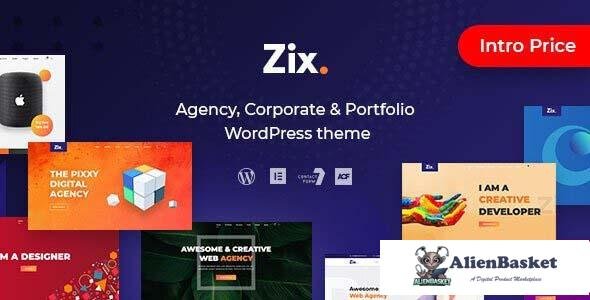 107404  Zix v1.1.2 - Digital Agency & MultiPurpose WordPress Theme 