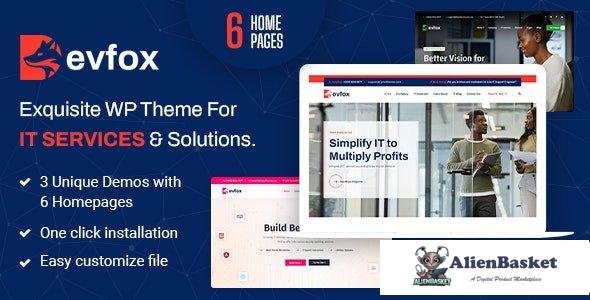 107430  DevFox v1.6 - IT Solutions and Services WordPress Theme + RTL 