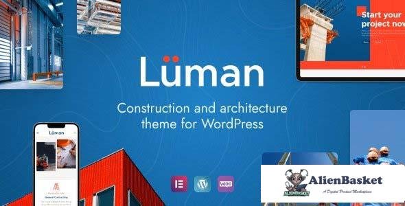 107467  Luman v1.5.1 - Construction WordPress Theme 